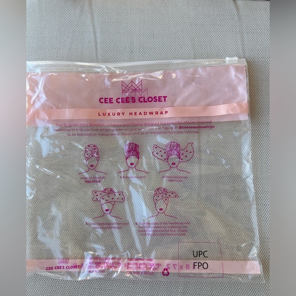 Luxury Head Wrap Cee Cee’s Closet - New in Package - Picture 4 of 4